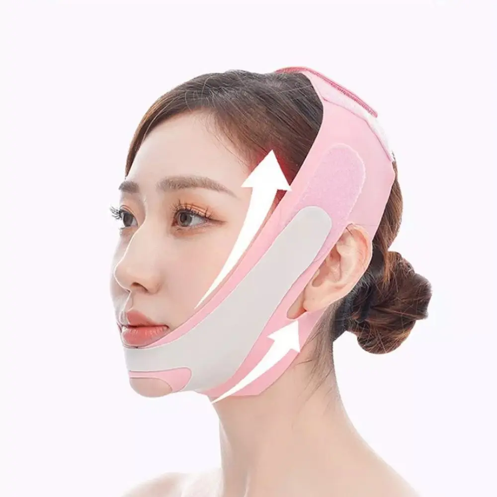 Double Chin V Line Face Shaper Skin Care Face Mask Cheek Lift Up Band ต่อต้านริ้วรอยสายรัดเครื่องนวดหน้า Face Lift BANDAGE