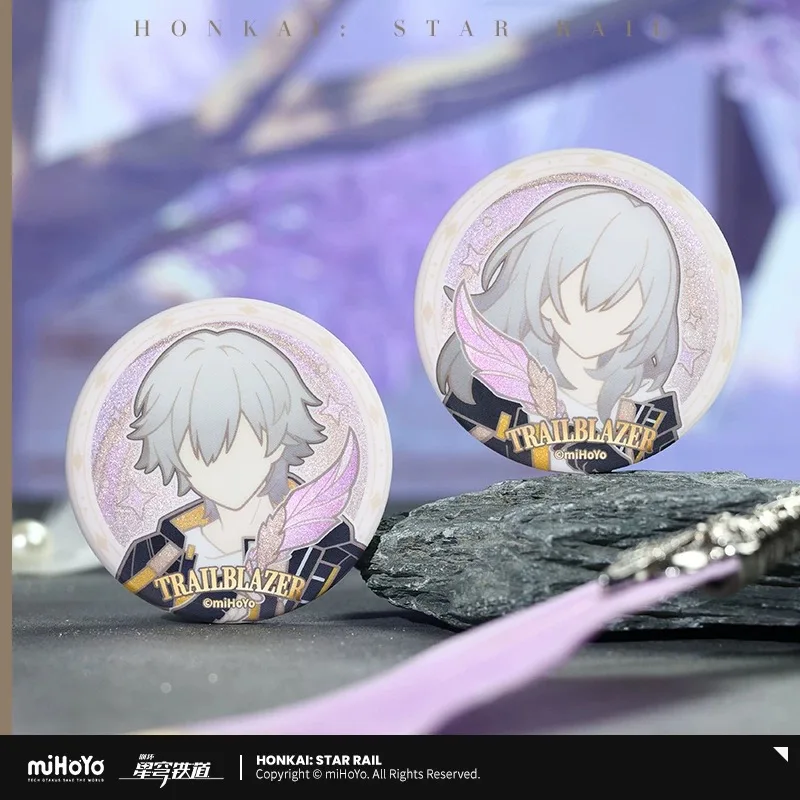 

Предзаказ: Оригинальный значок-подвеска miHoYo Honkai Star Rail Trailblazer Pen Series из жести для косплея, аниме и игр (сувенир)