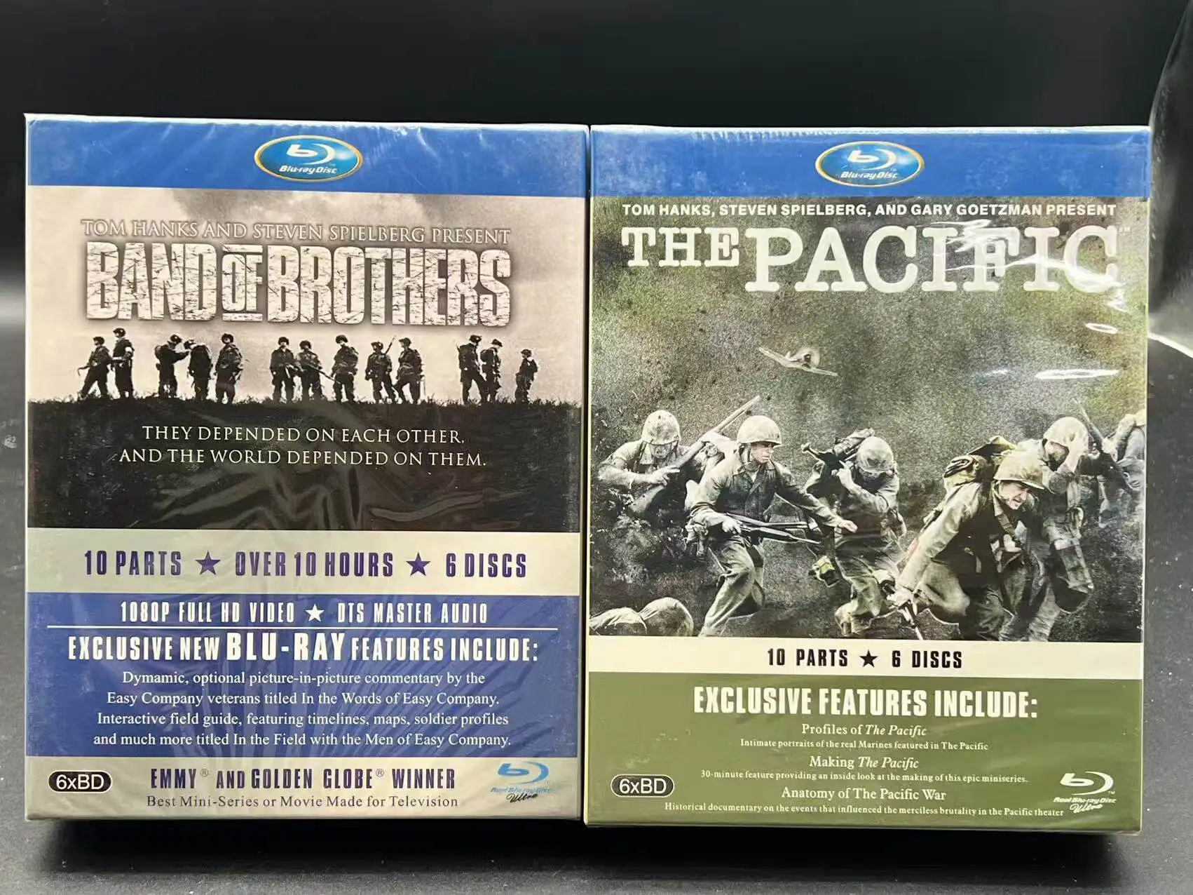 

Brand New BD Blu-ray High Definition The Pacific + Band of Brothers 12 Discs English Mandarin Chinese Subtitles