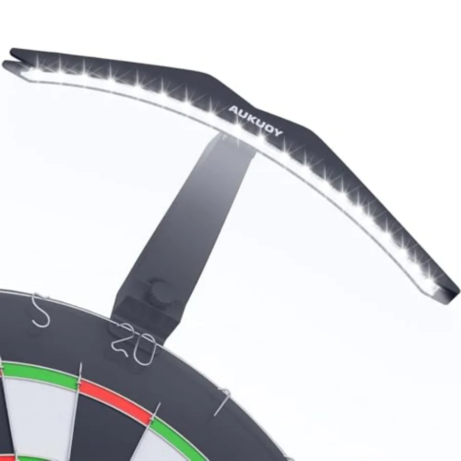 

Dart Board Light Bright LED Dart Board Lights with 3M Power Cord Professional Dartboard Lighting Accessories - Black