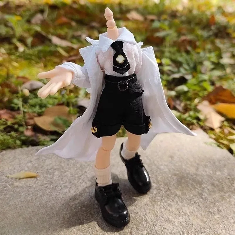 Langes Windbreaker-Hemd und Hose im Maßstab 1:12, Asi 2.0 OB11-Kleidungsmodell, passend für 1:12 Azone Picco Actionfigur-Körperpuppen – Detail 3