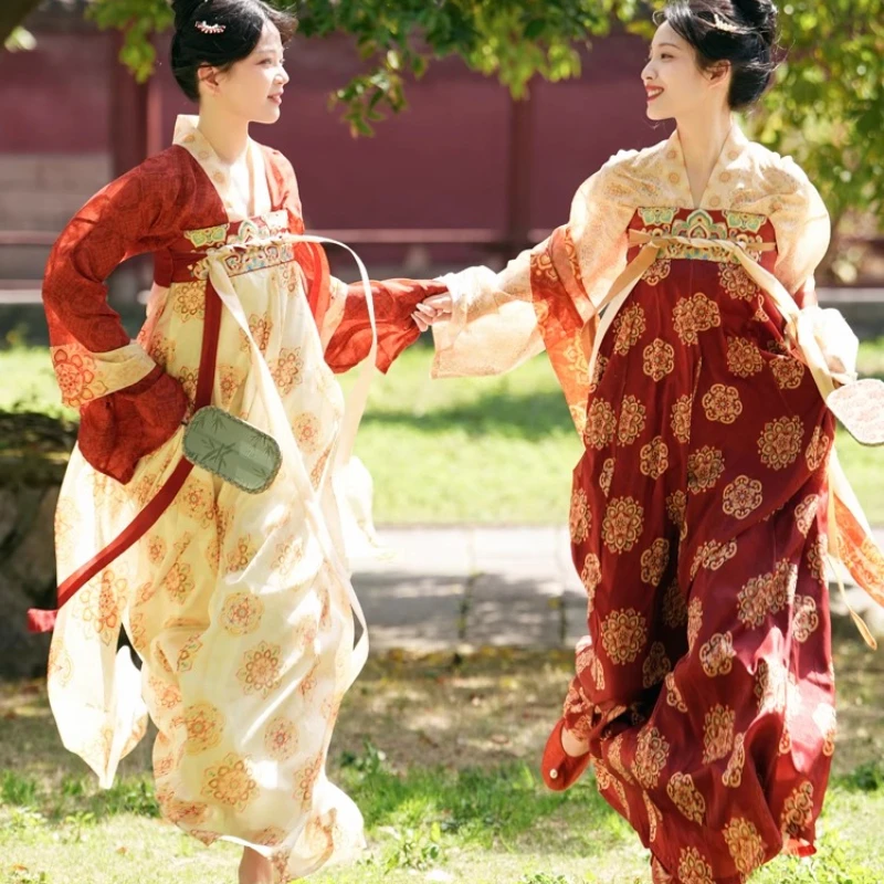 

LMM spring and summer Tang Dynasty Hanfu chest-length skirt restores the national style daily suit