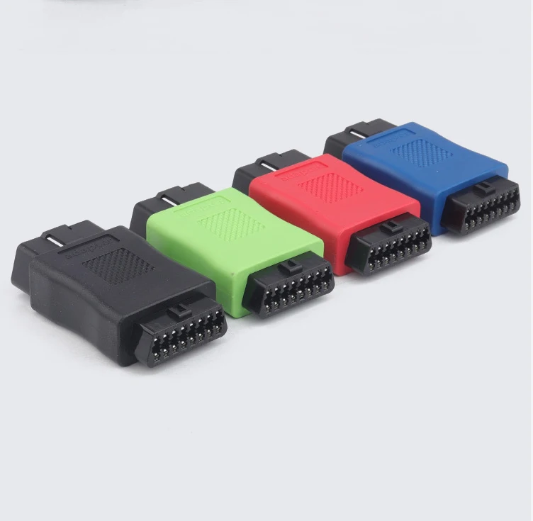 LT019 16 Pin  Male to 16 Pin Female Obd Cables Adapter 12/24V Universal Car Diagnostic Adapter Small OBD II Diagnostic Extender
