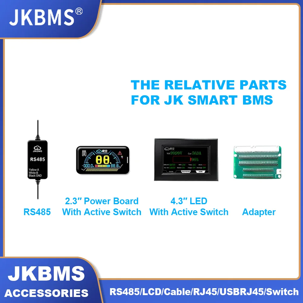 JKBMS  RS485 CAN module  and LCD display Adapter