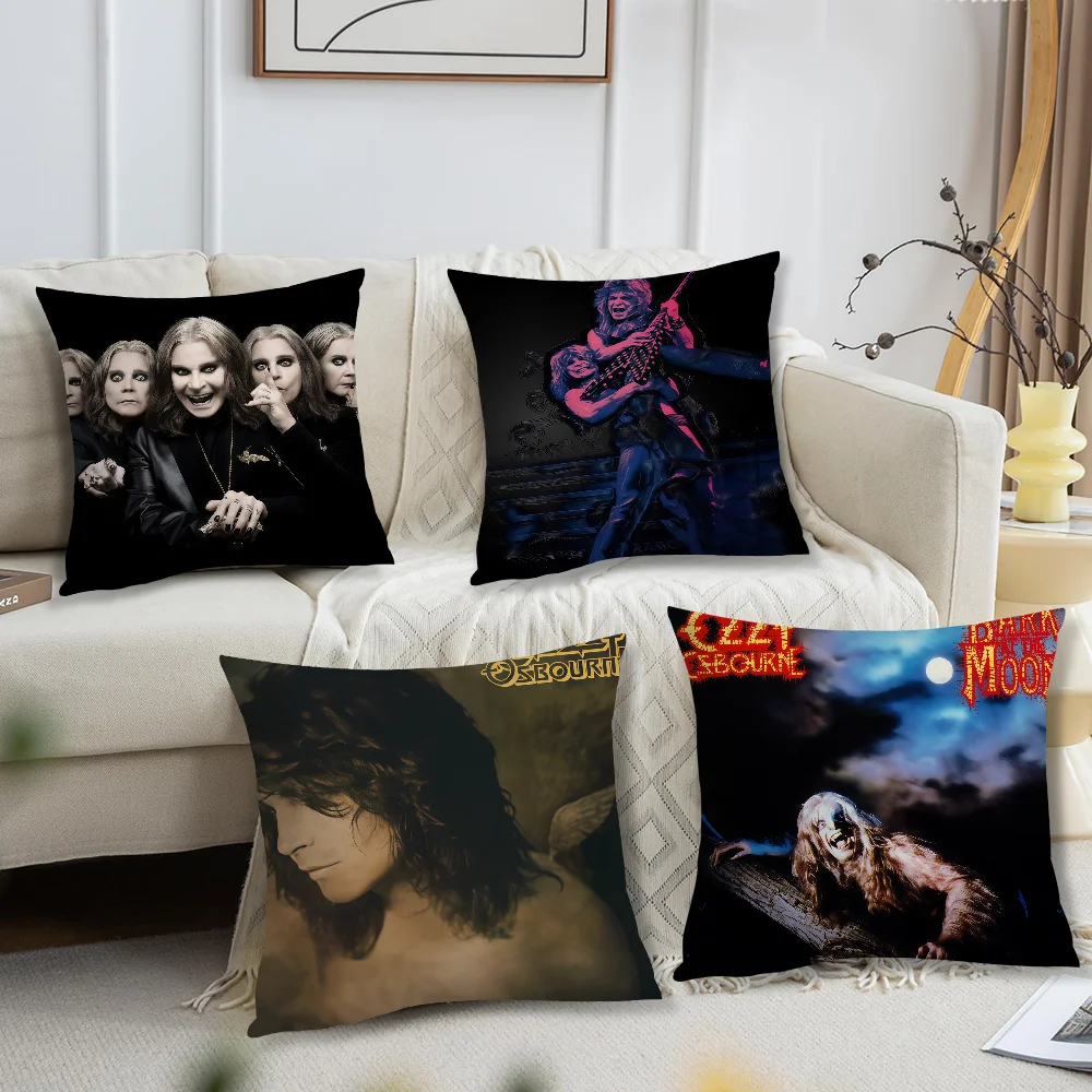 Singer O-Ozzy Osbourne 9 cushion cover For Pillow Sofa Printing Decoration Room Home Office Coffee Shop Car Nordic Simplicity
