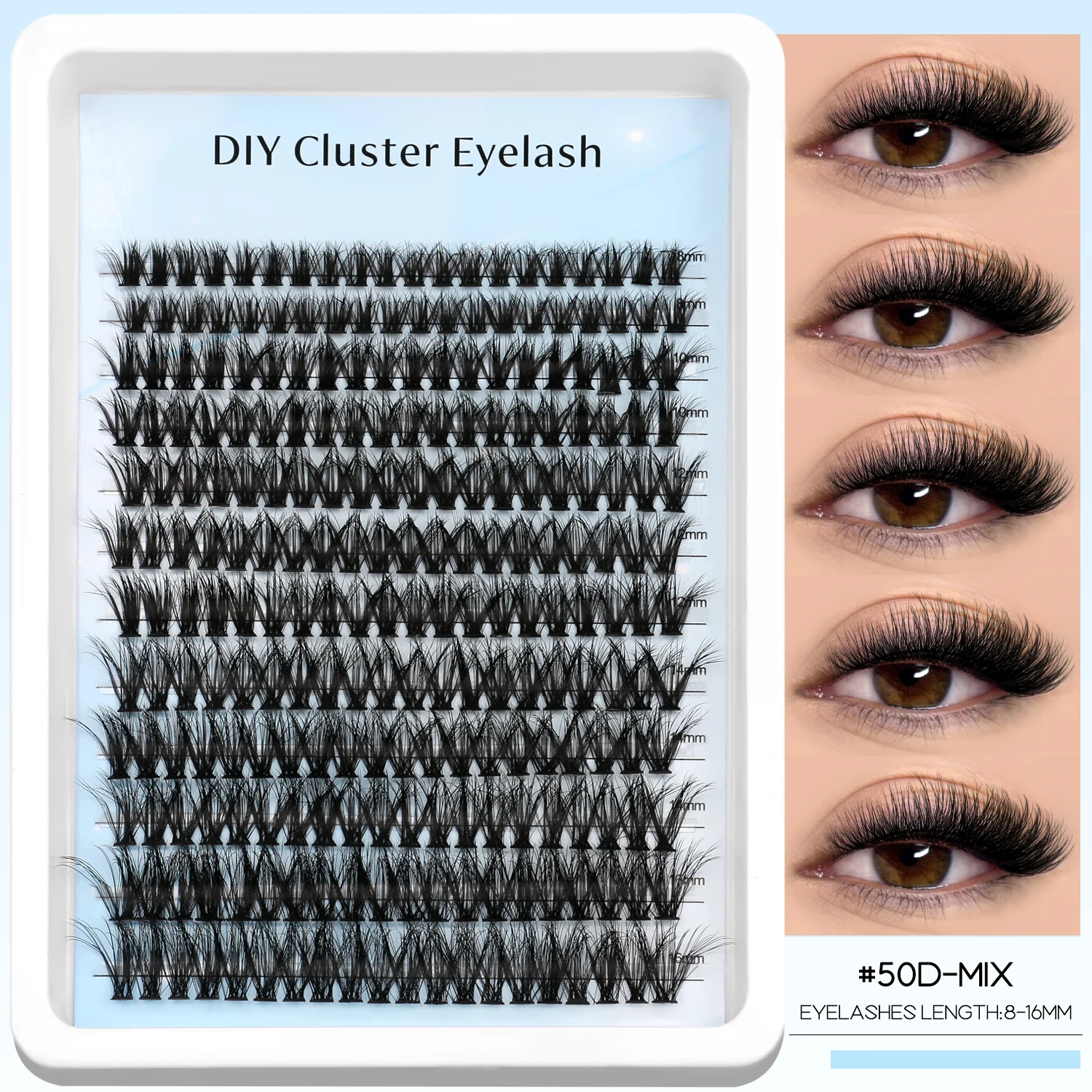 DIY Faux Mink Lashes, Voluminous Cat Eyelashes