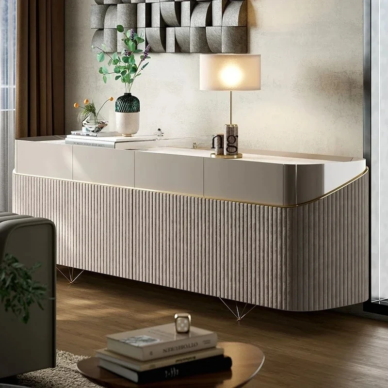 Home Villa Against the Wall Modern Simple Storage Entrance Designer Premium Sense Storage Cabinet