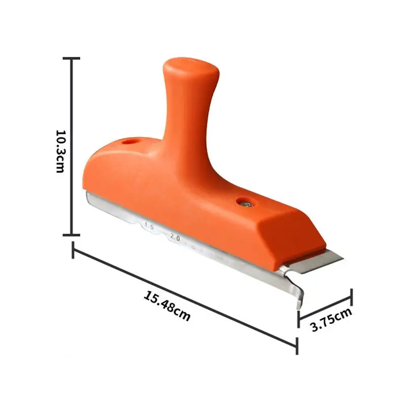 소형 목공 도구: 직각/아크 스크레이퍼, 목재 보드용 3-in-1 디버링 및 챔퍼링 도구