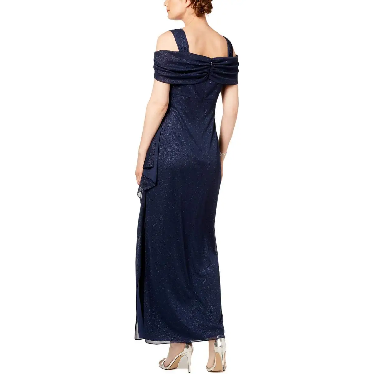 Elegante Mutter der Braut Kleid für Frauen 2022 Einfach Langen Kalten Schulter A-linie Ärmellose Sexy Formale Abend Prom Party kleid