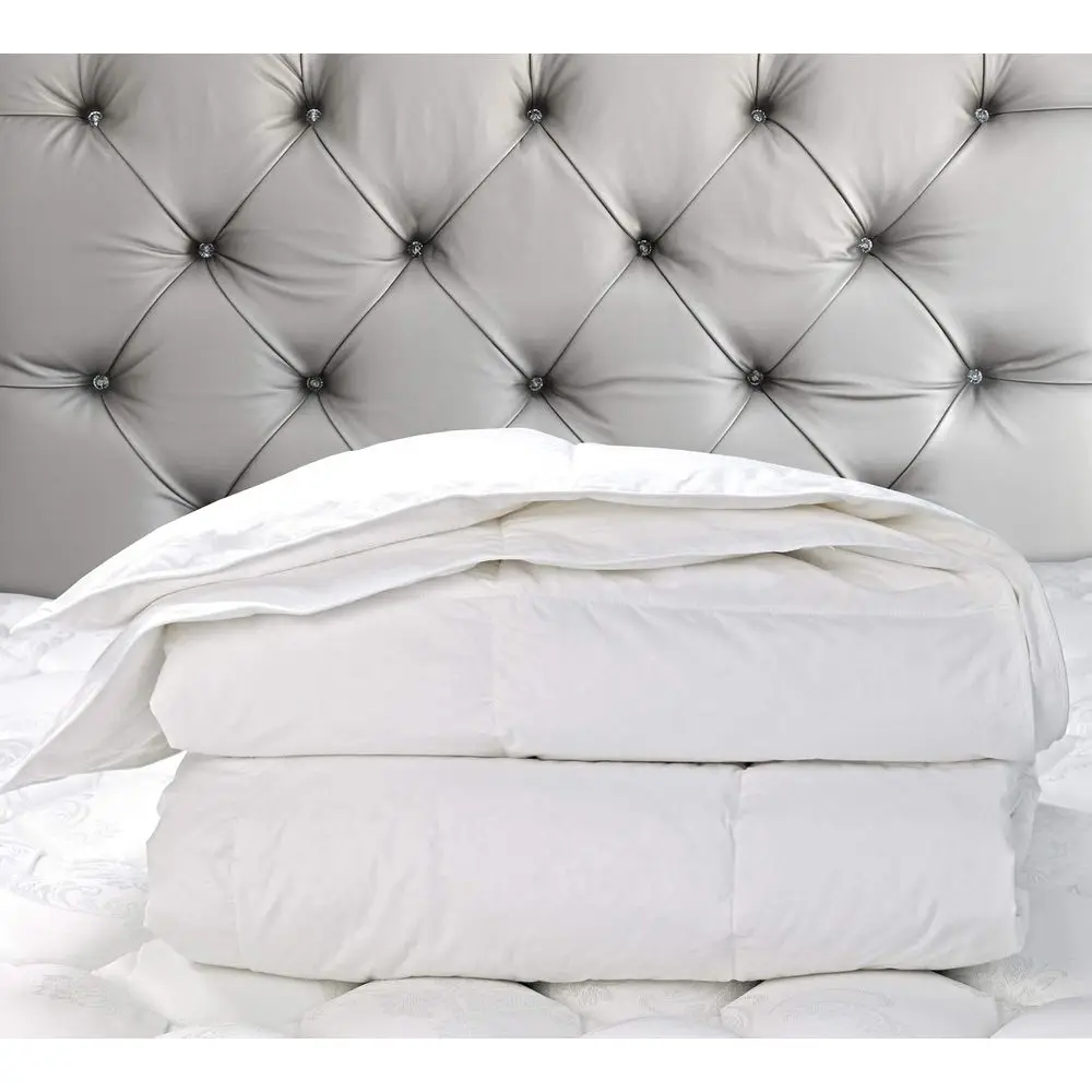 

Duvet Fluffy, Lightweight Comforter with White Duck Down Fill and Baffle Box Construction King 106 x 94