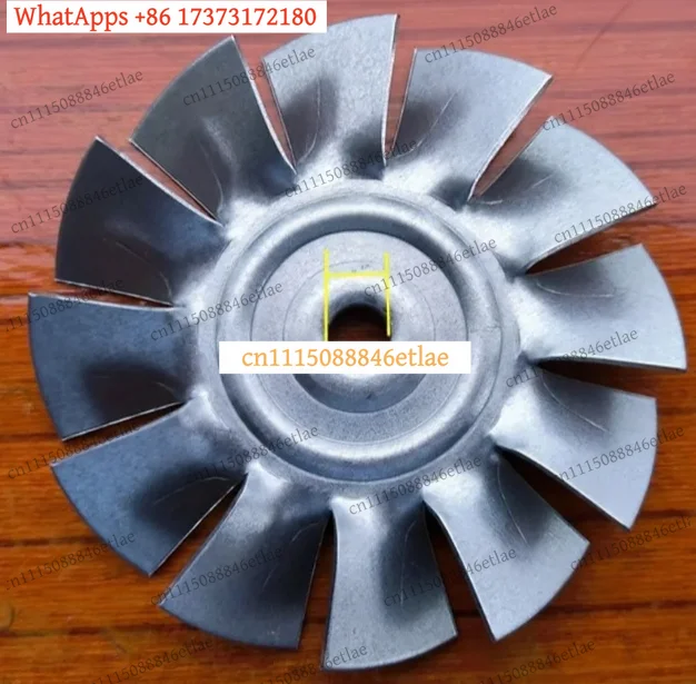 k3 1200-1500W Vacuum Cleaner Motor Fan Blade, 65mm Central Motor Impeller (6mm Bore)