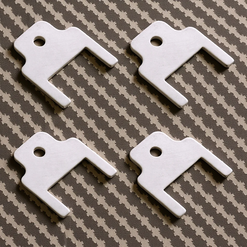 

4Pcs Toilet Paper Dispenser Key Iron Portable Metal Tissue Box Opening Key for Roll Paper Towel Dispenser Public Toilet Supply