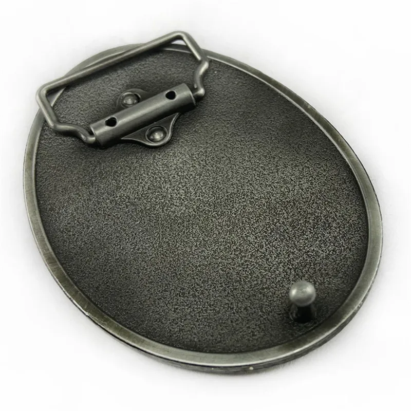 Zinc alloy ancient tin sika deer belt buckle, retro casual belt buckle