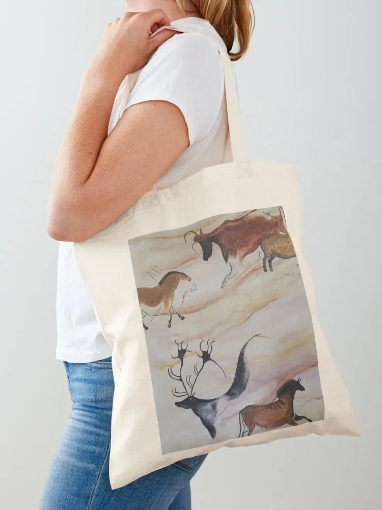 Cave art 1 Tote Bag Shopper handbag Fabric bag shopper bag woman eco folding