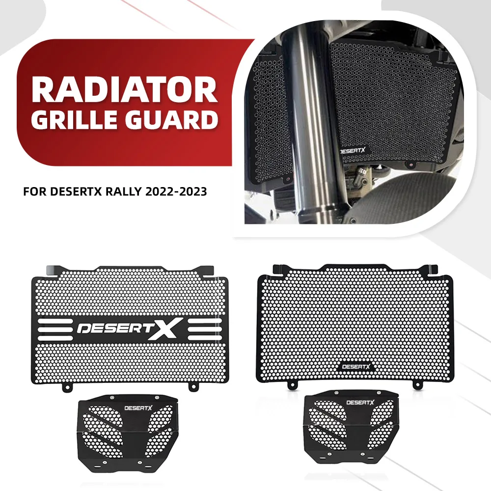 

Desert-X Engine Cooler Grill Cover For Ducati DesertX Rally 2022-2023 Motorcycle Radiator Grill Guard Cooler Protection Desert X