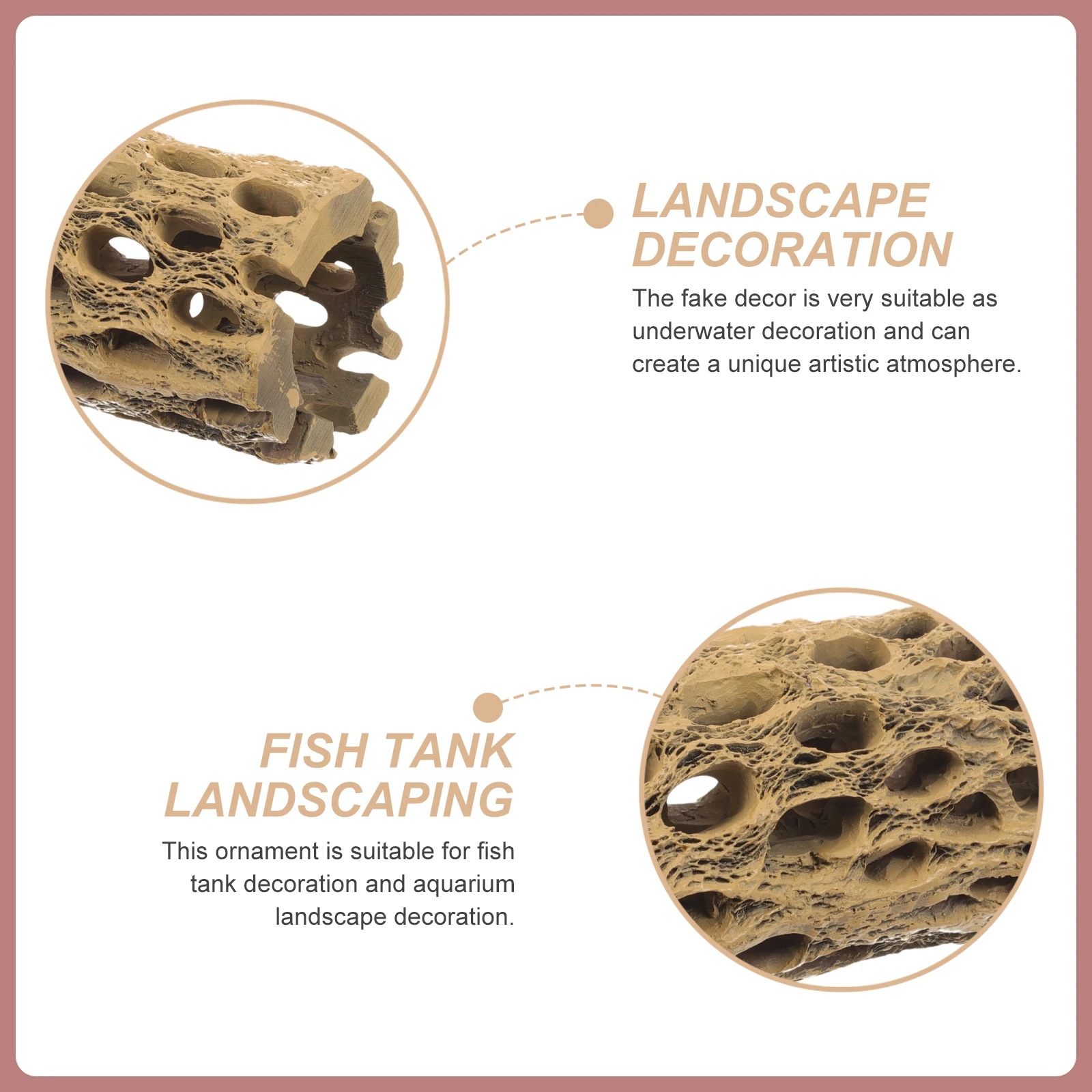 

Fish Tank Decoration Artificial Resin Tree Trunk Simulation Branch Shrimp Shelter Fish Breeding Cave Hiding Place Aquarium