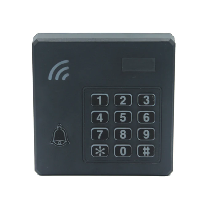 

Door Access Controller Reader IC ID Card Key Kit Keypad Password Entry Access Control System with 13.56mhz 125khz Card 1000 user