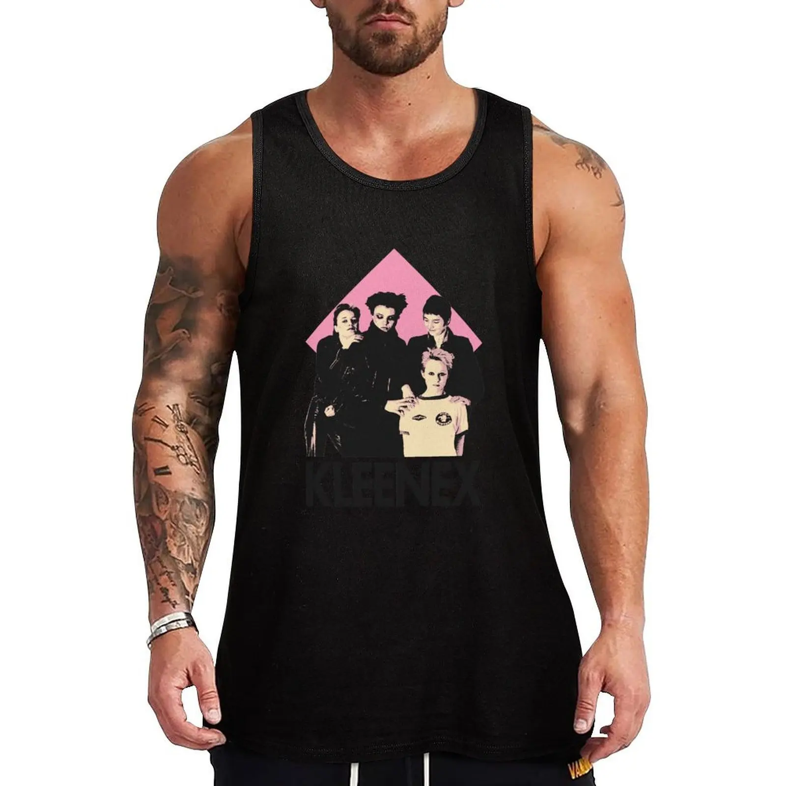 Liliput Post Punk Tank Top Pattern Graphic Tank Top Geometric Print Sleeveless