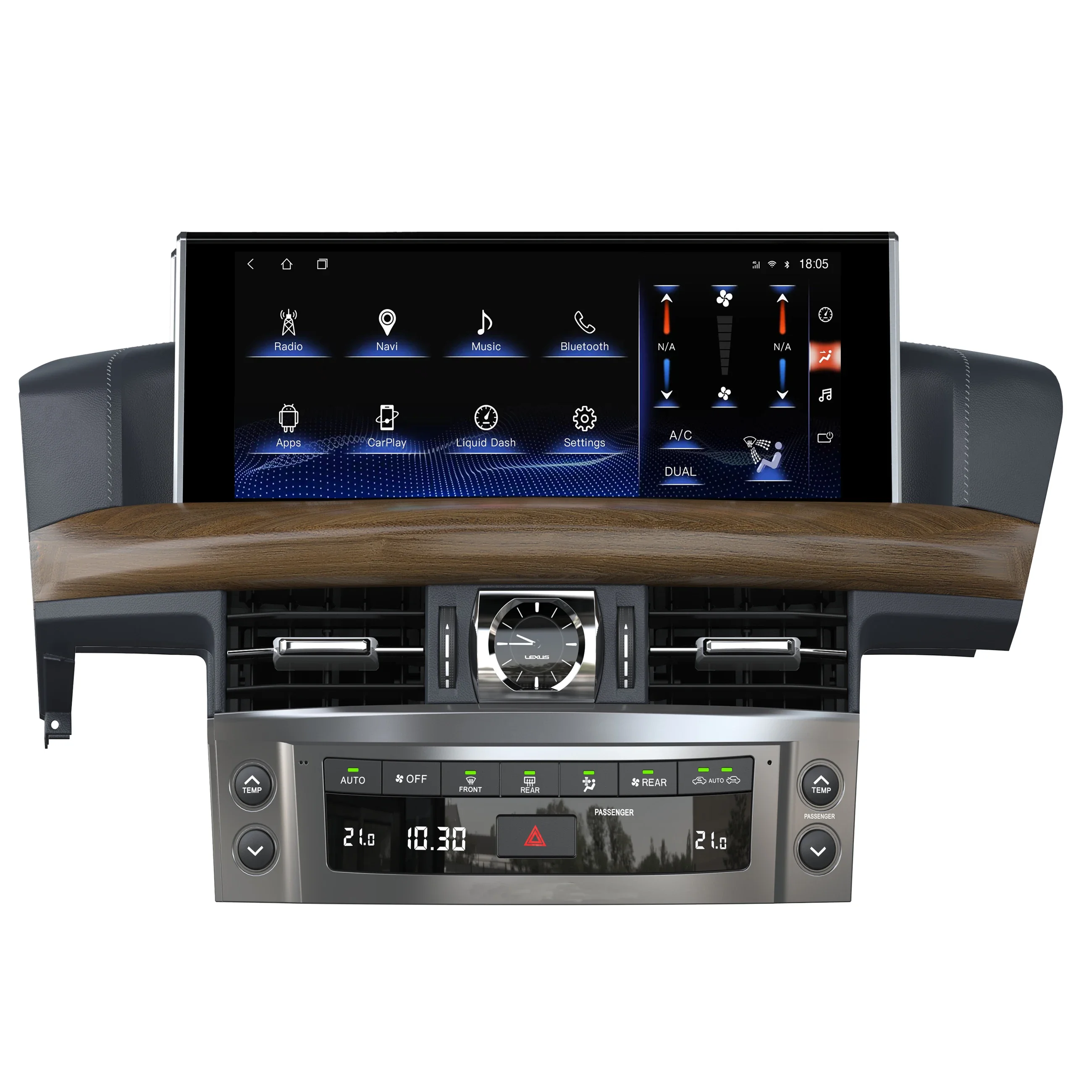 2023 New Design Multimedia Car Radio Android Screen For Lexus LX570 2007 2015 Auto Stereo Head Unit Carplay Monitor Navigation