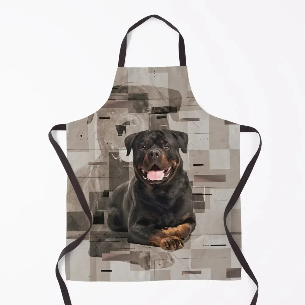 

Rottweiler - Metzgerhund Digital Art Apron Waterproof Woman Kitchens waterproof for women christmas 2025 Apron