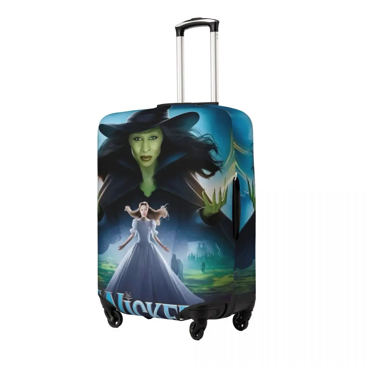 Wicked Musical Suitcase Cover Business Protector Holiday Fun Luggage Supplies