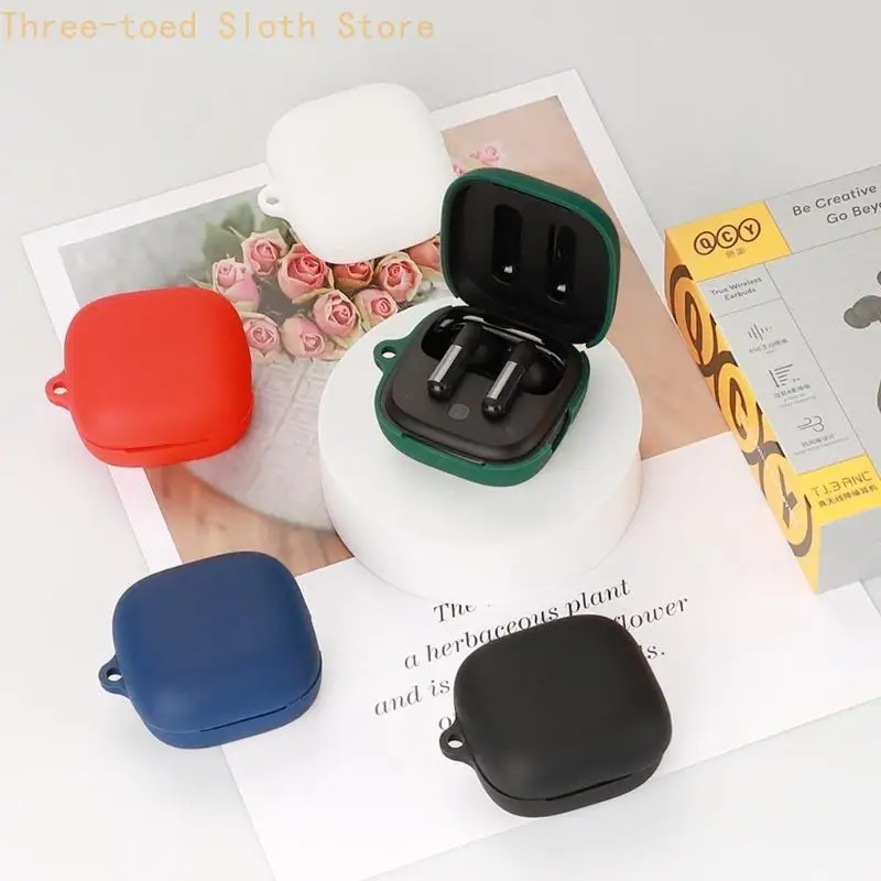 Weiche Tragetasche für QCY T13 ANC Headset, staubdicht, waschbar, Ladebox-Hülle E74A – Detail 10