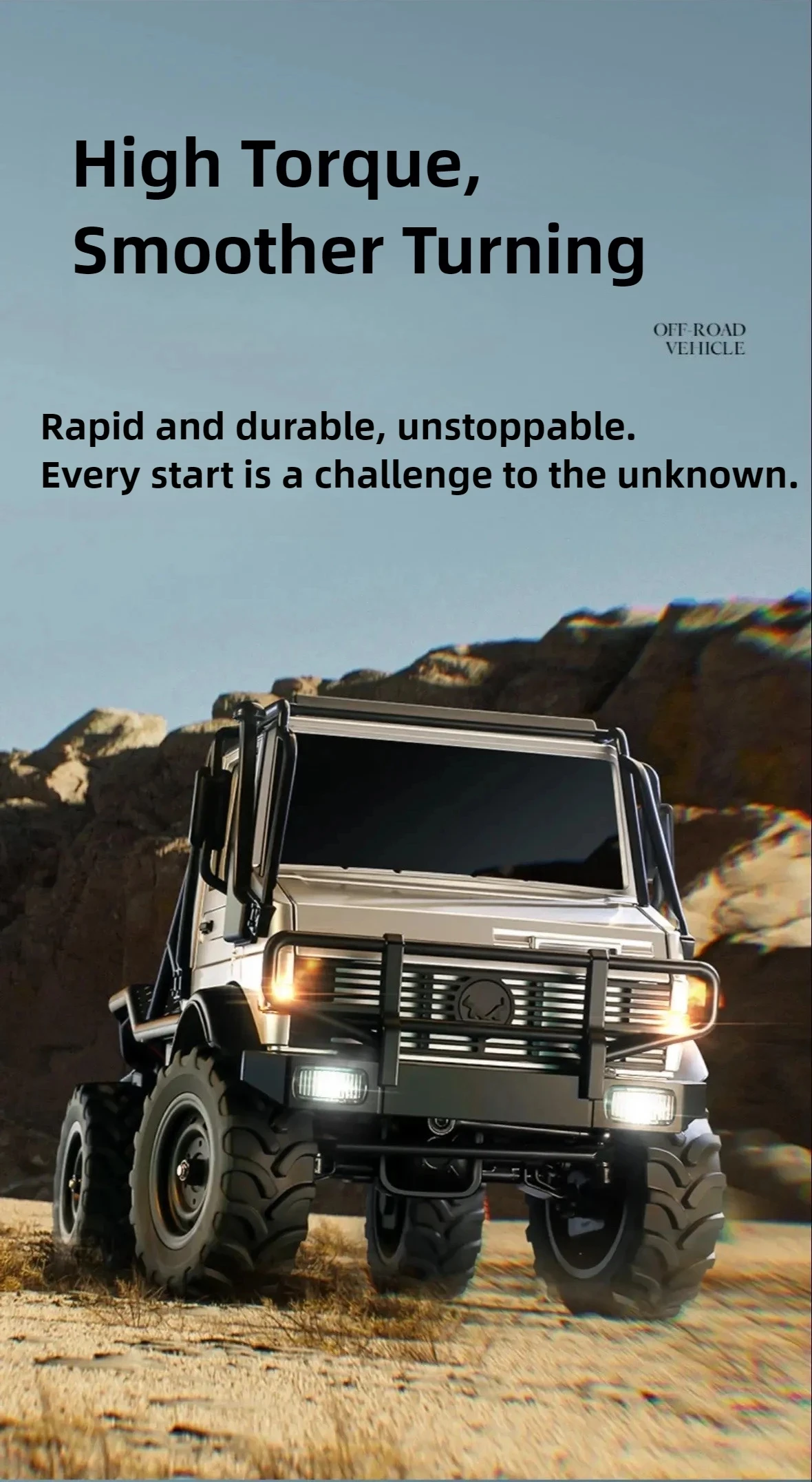 JJRC MN-333 1:18 coche trepador de control remoto de aleación 4x4 camión todoterreno con luces LED de Control proporcional completo coche de escalada de juguete para 14+