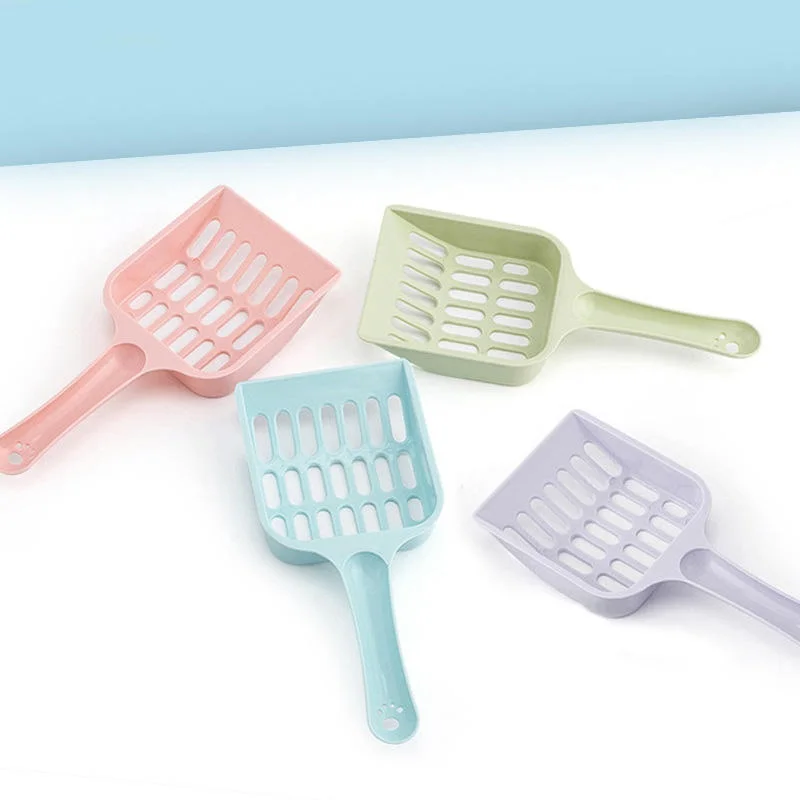 Pet Litter Scoop Cat Sand Shovel Hollow Sifting Design Cat Poop Shovel Pet Cleaning Tool For Cat Litter Box Dog Toilet Supplies