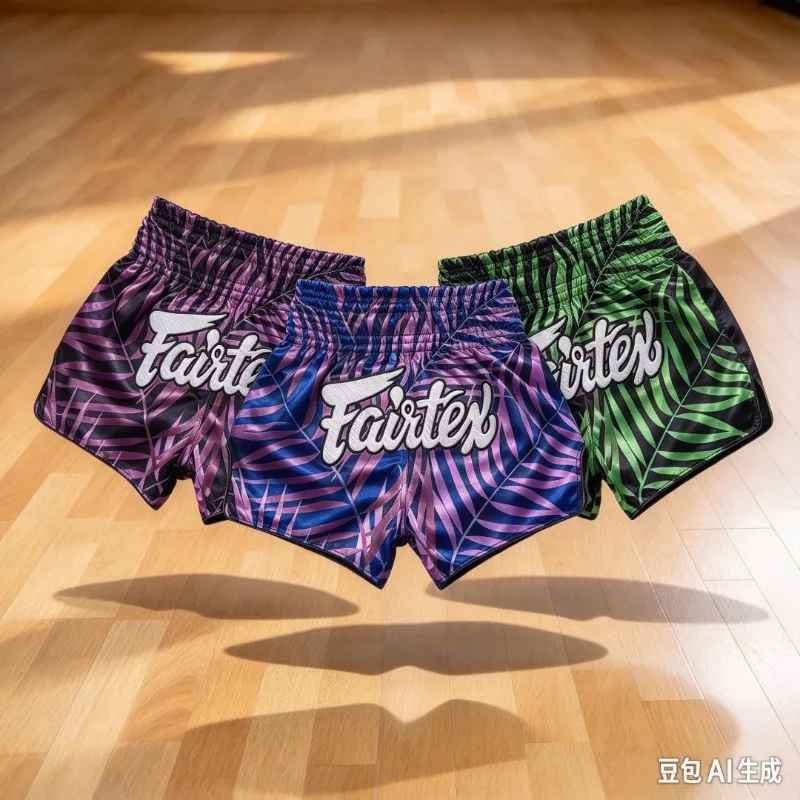 Muay Thai Shorts Men Women Kids Thai Boxing Shorts Premium Kickboxing Fight Training MMA Pants