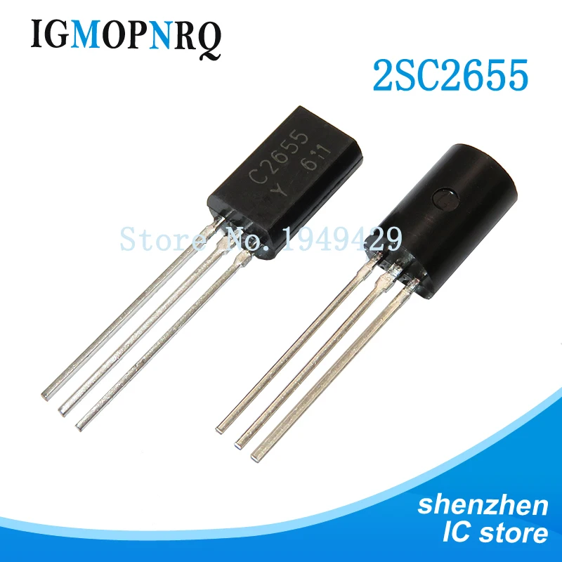 50PCS 2SC2655 C2655 2SC2655-Y TO-92L Triode Wholesale Electronic