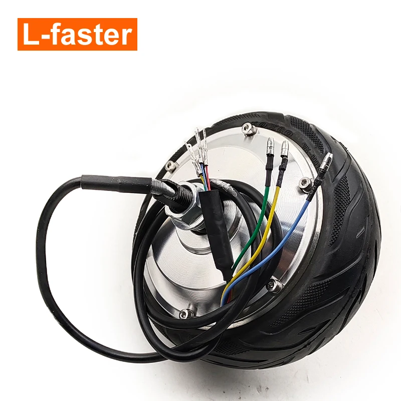 Roda do motor do cubo do carrilhão do scooter de 6,5 polegadas 350W com carro elétrico dos pneus do núcleo sólido