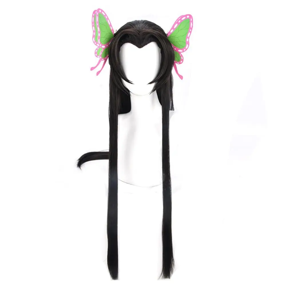 12 Stile Japanische Cosplay-Perücken Anime-Charakter Nezuko Agatsuma Zenitsu Cosplay-Perücken Slayer Synthetische Haarperücken
