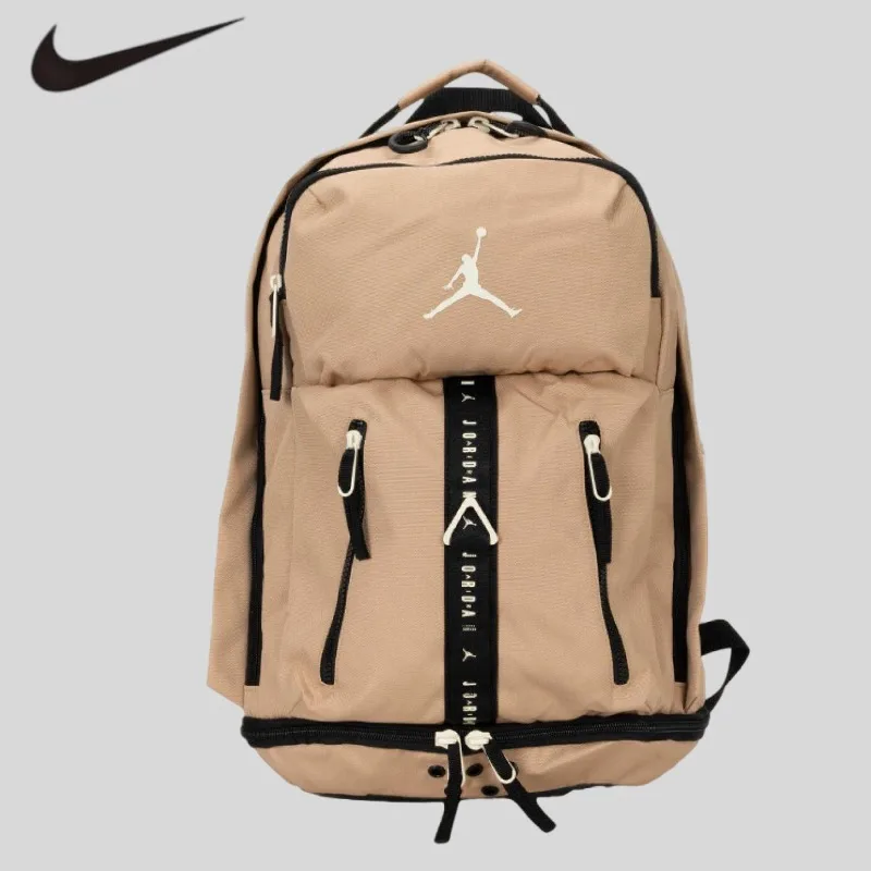 Nike Shoulder Men's and Women's Bags Sports Bags School Bags Outdoor Travel Leisure Training Backpacks JD2433002AD-002