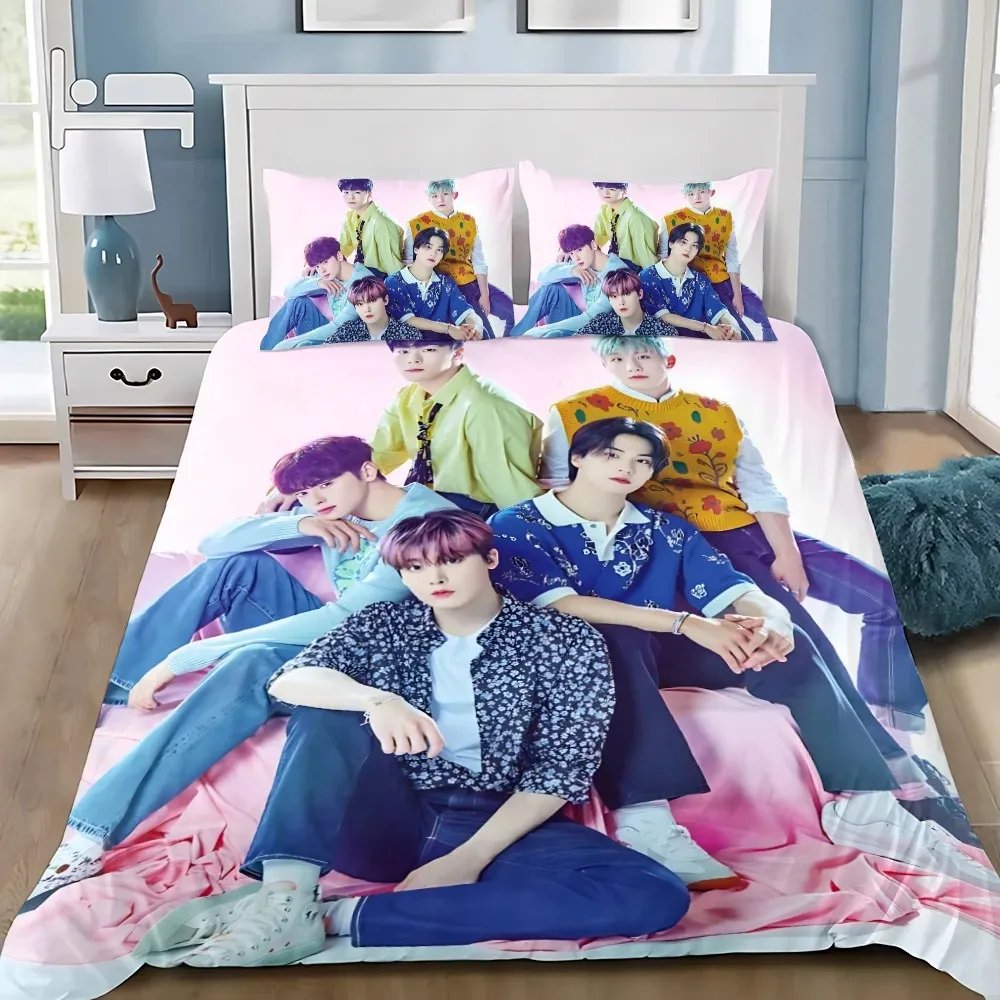 True Series Hwang in Youp Cha EunWoo Duvet Cover Pillowcase Bedding Set Adult Boy Girl Bedroom Decoration