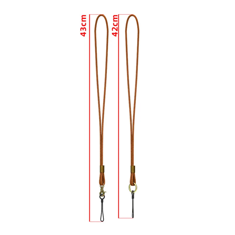 2 Style Genuine Leather Rope for Mobile Phone Key Ring Hanging Rope For Neck Key Chain Safety And Anti Loss Keychain Detachable images - 6