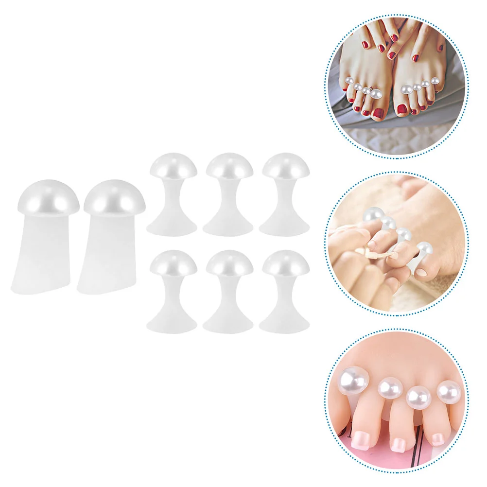 

8 Pcs Japanese-style Divider Nail Toe Separator Men's Hammer Straightener Silica Gel Spacers Tools