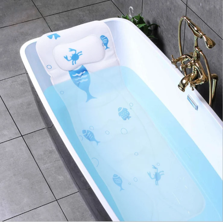 Cuscino per vasca da bagno spa per tutto il corpo, lussuoso cuscino per materasso da bagno spa con cuscino poggiatesta
