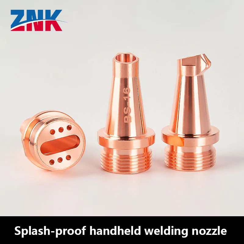

10 Pcs Handheld Laser Welding Nozzle Anti-Splash Wire Feeding Welding Machine Accessories Copper Nozzle Protection Lens Nozzl