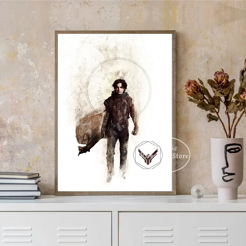 الكلاسيكية الكثبان الرملية الفيلم المشارك الشكل بول Atreides يطبع قماش و HD اللوحة لغرفة النوم نادي السينما جدار الفن ديكور المنزل الهدايا #4