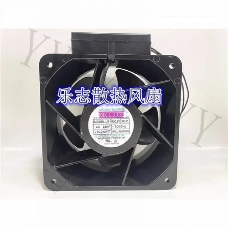 Y+MECHATRONICS UF18JC23 230V 75W 18090 18CM Thermal Fan for Power Supplies