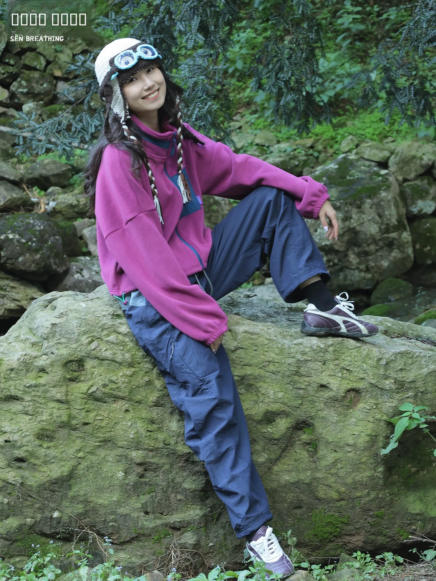 

Autumn Winter Women's Spor ort Stand Collar Fce Jaet Loose Fit Static Dissipation Outdoor Hiking Mountain Climbing Coat