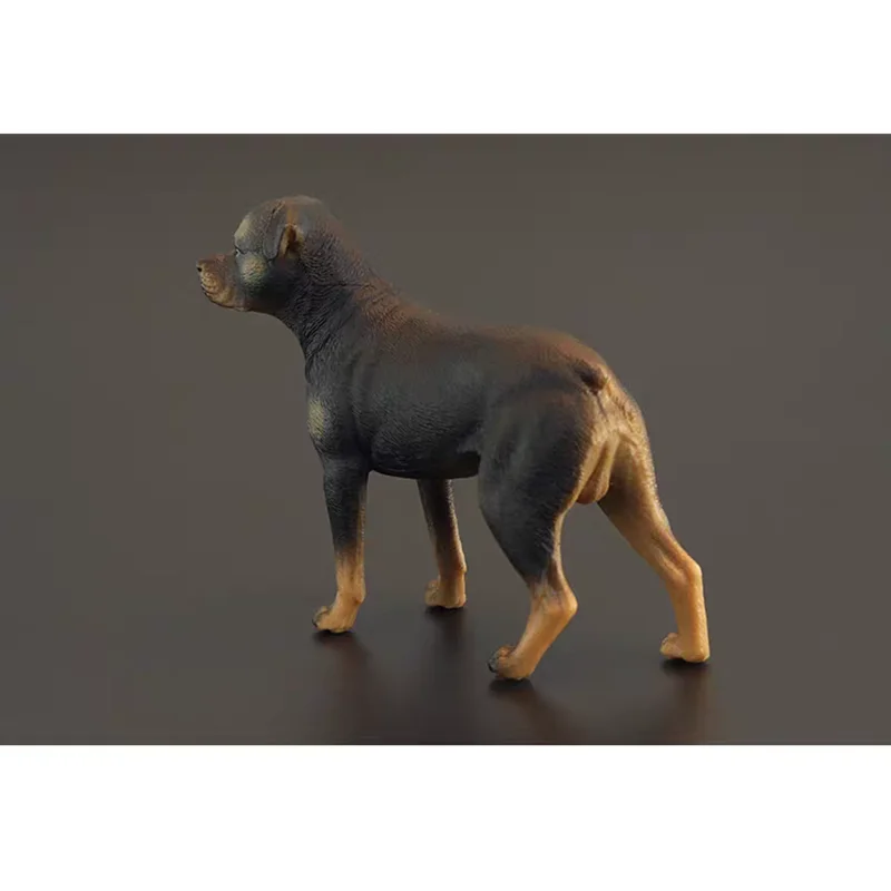 Symulowany model psa Rottweiler dla psa dekoracja na biurko dla szczeniaka ozdoba do domu — zdjęcie 6