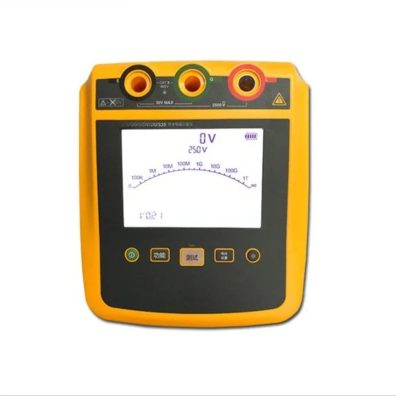 

Insulation resistance meter F1537 digital high voltage megohmmeter, voltage 2500V