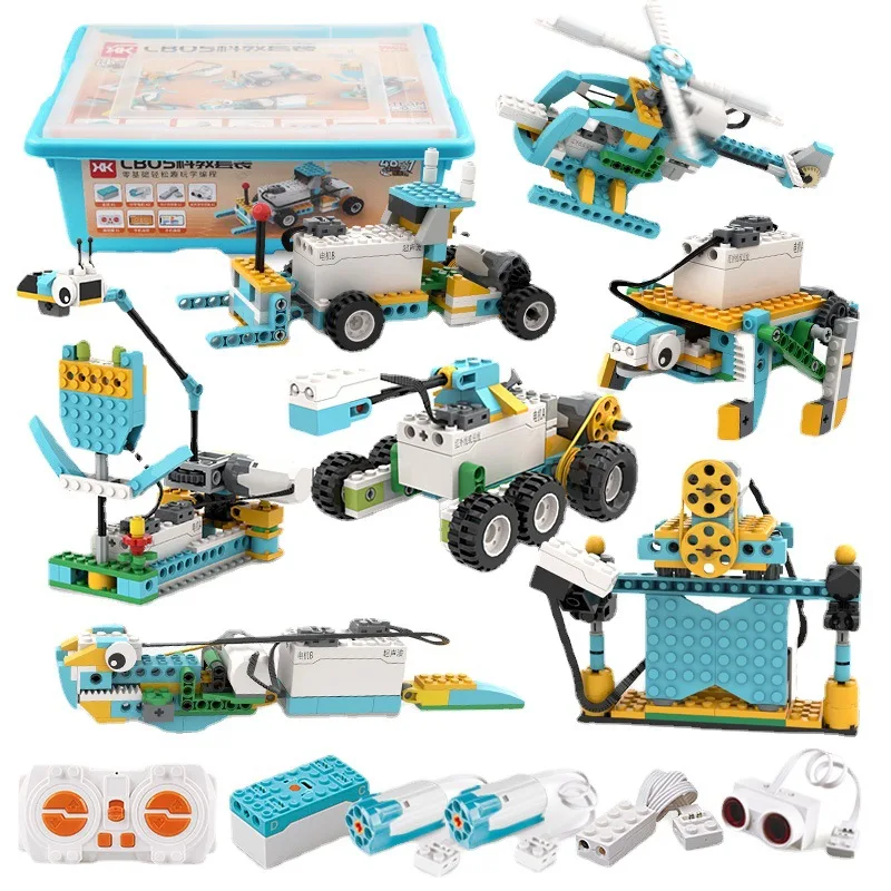 Build & Imagine Robot Building Blocks - STEM-Compatible DIY Model Kit, Transformative Robotics Toy for Kids' Creative Adventures