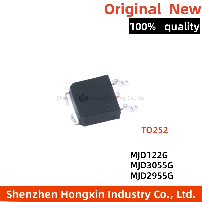 10 pieces of MJD122G MJD122T4G TIP122 3055 2955 J SMT TO252 Darlington transistors