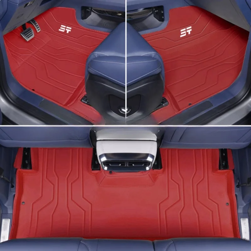 Car Single Layer TPE Material Car Foot Mat Fit for JETOUR Traveler T2 Modified Full Surround Foot Mat Car Interior Accessories