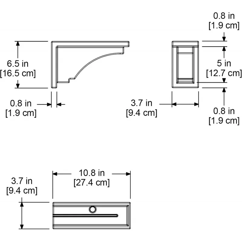 Фурнитура-Эспрессо-только для декоративного использования-11x4x6,5 дюйма-изготовлено из полиэтилена-2-(5856-ES)