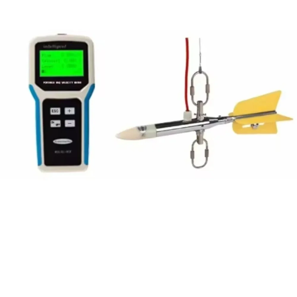 Apply To MGG/KL-DCB Show Level Flow Velocity Open Channel Electromagnetic River Current Water Velocity Flow Meter Portable