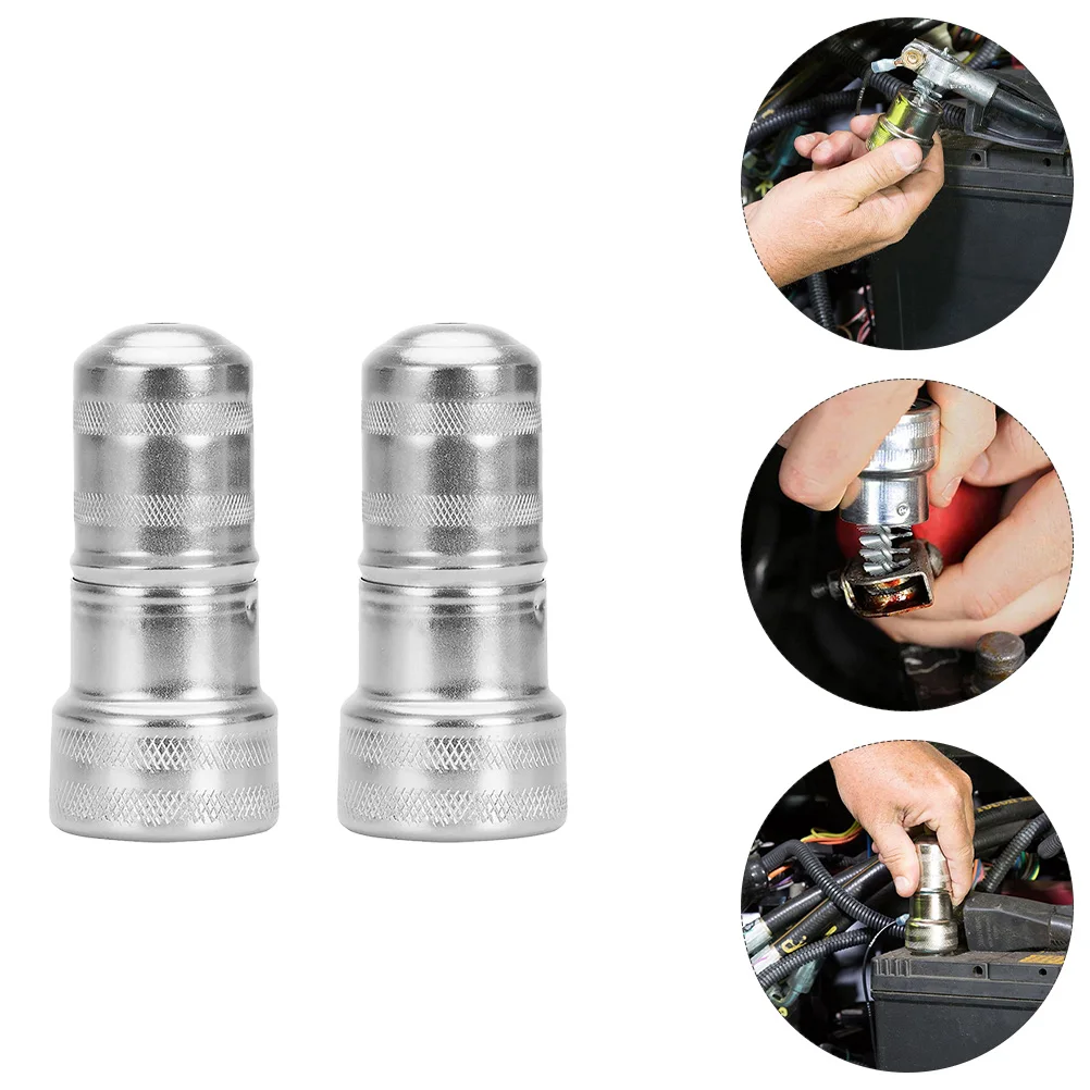 

2Pcs Terminal Cleaners Steel Wire Brushes Car Automotive Supplies Truck Post Cleaner Electrical
