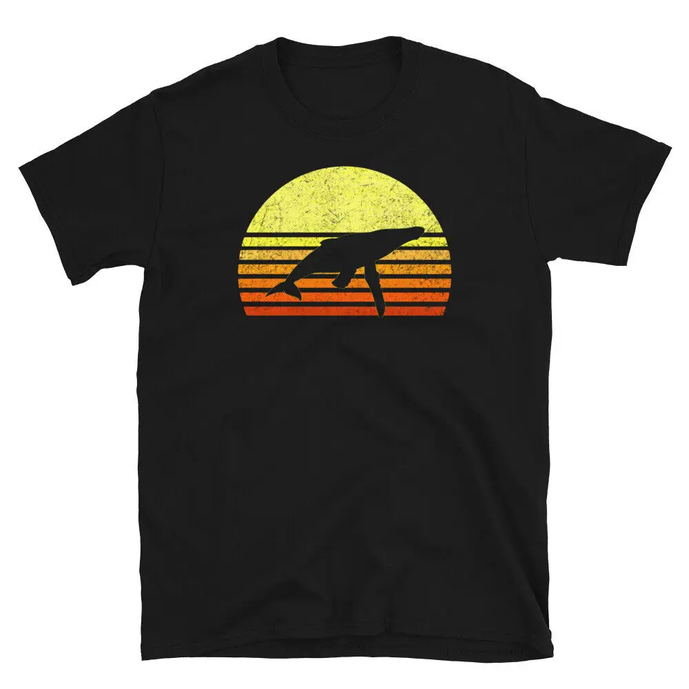 Whales Nautical Ocean Humpback Whale Conservation Tee T-Shirt For Men Women Summer Tees Cotton Luxury Brand Oversized